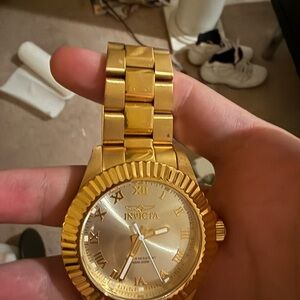 Invicta Pro Diver Men's Watch - 44mm, Gold (16739)